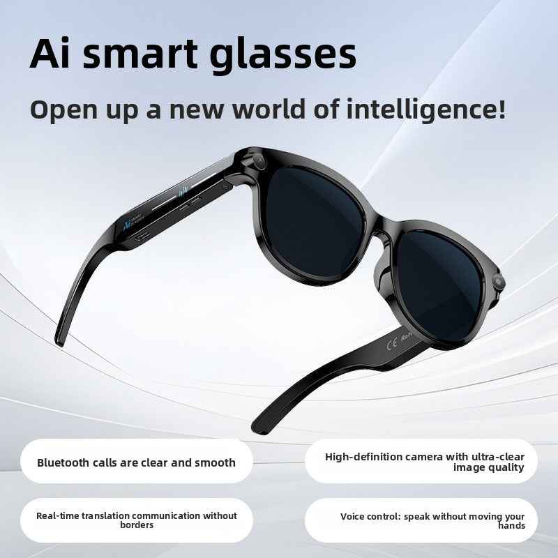M89 Bluetooth Smart Glasses with AI Translation and HD Camera