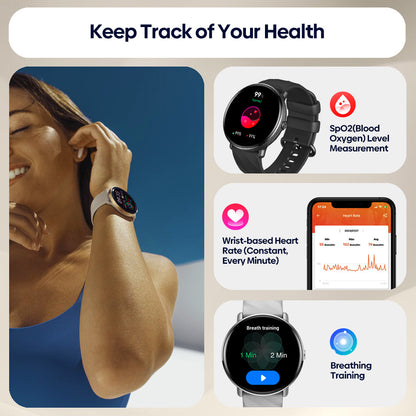 GT3 Pro Ultra-light Smartwatch AMOLED round Display with Bluetooth calling, Health Monitor and Smart notifications