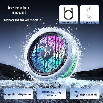 Magnetic Semiconductor Frost Phone Cooler with Digital Display