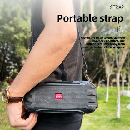 Solar Bluetooth Stereo Speaker for Ultimate Portable Sound and Charging - ZeeTec Store