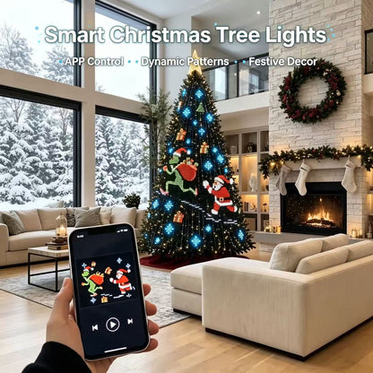 Smart RGB LED Christmas light string DIY Light Show for Christmas and Festive Season