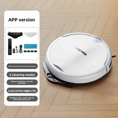 All-in-one Smart Robot Vacuum Cleaner sweeps, vacuums, and mops for comprehensive floor care