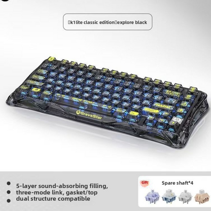 Mercury Wireless Mechanical Gaming Keyboard RGB Backlit