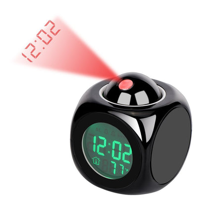 Multifunction LED Projection Alarm Clock