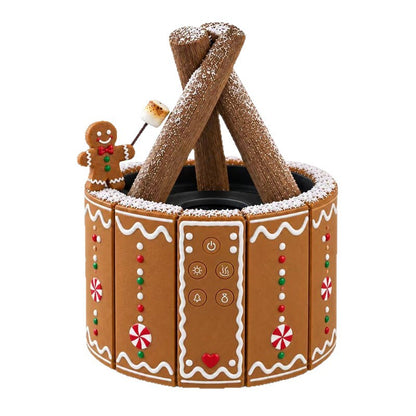Christmas Themed Hand Painted Aroma Diffuser Decorative. Features charming Christmas-themed figures like Santa Claus and Candy Man, perfect for seasonal decoration and gift-giving.