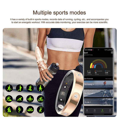 Smart Health Ring Heart Rate Sleep Tracking Fitness Monitor