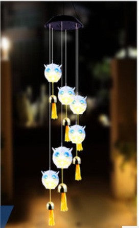 Solar garden lamp LED Lighting Wind Chine Design for Festive Season