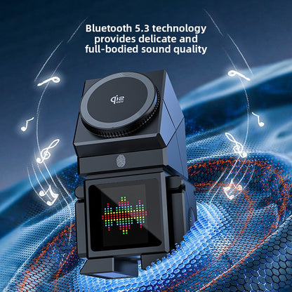 Wireless Charging Phone Holder with Speaker