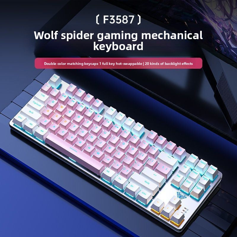 Tarantula F3587 Mechanical Keyboard - Wired Performance for Gamers