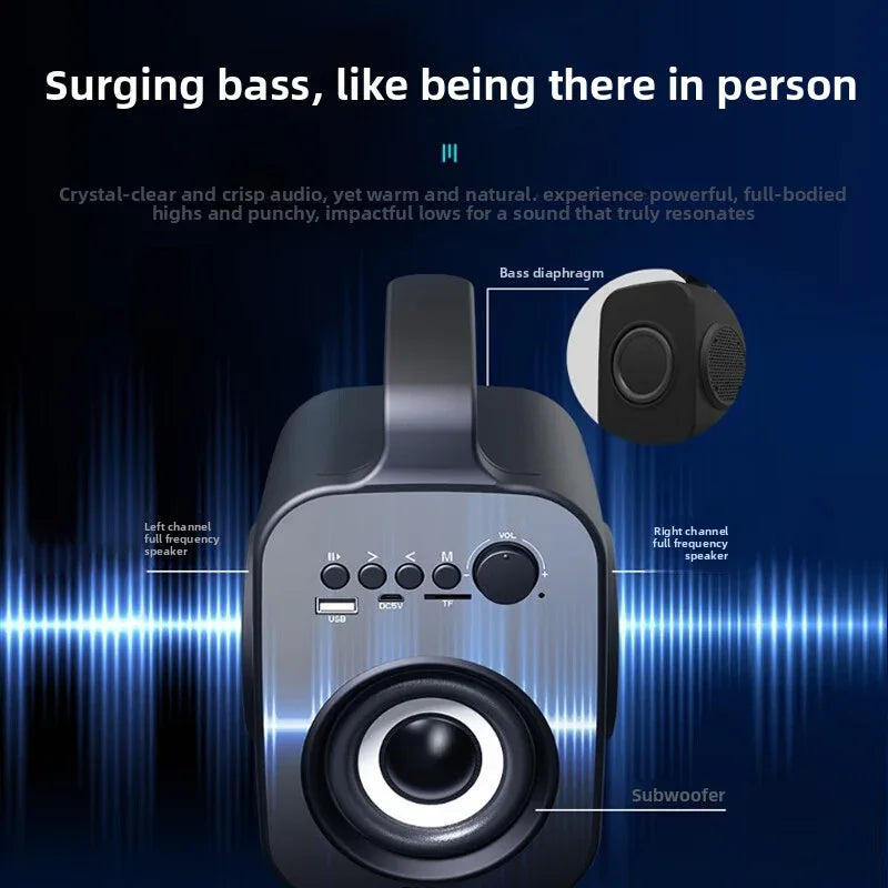 Portable Bluetooth Speaker for Ultimate Wireless Sound Experience - ZeeTec Store