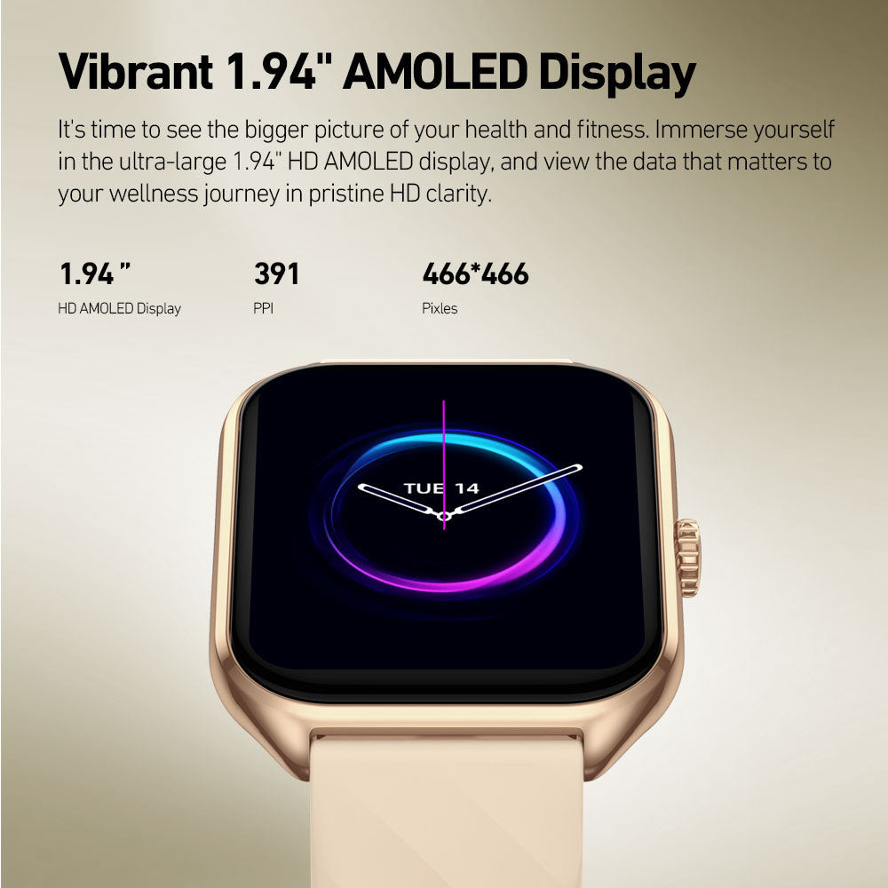 GTS4 Smart Watch AMOLED Bluetooth calls and smart notifications