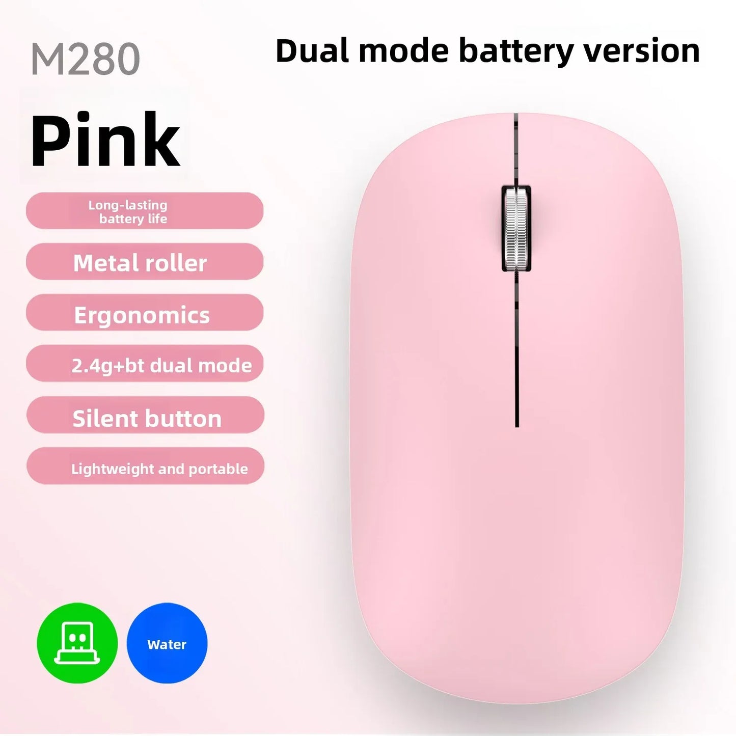 Wireless Computer Mouse - Ergonomic Design and Long Battery Life - ZeeTec Store
