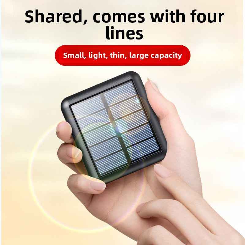 Solar Portable Power Bank with High Capacity