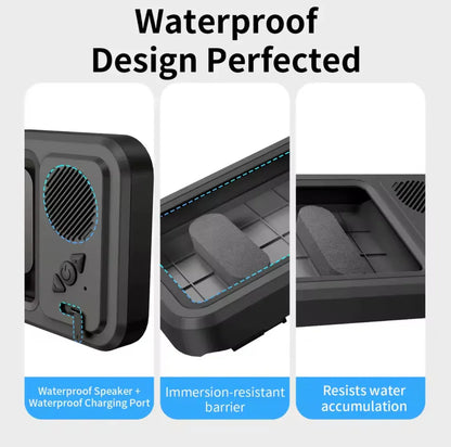 Waterproof Bluetooth Speaker Phone Box with Touch Screen and Built-In Battery - ZeeTec Store