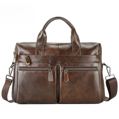 Men's Leather Laptop Briefcase
