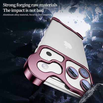Metal Frameless Phone Case with HD Lens Protection