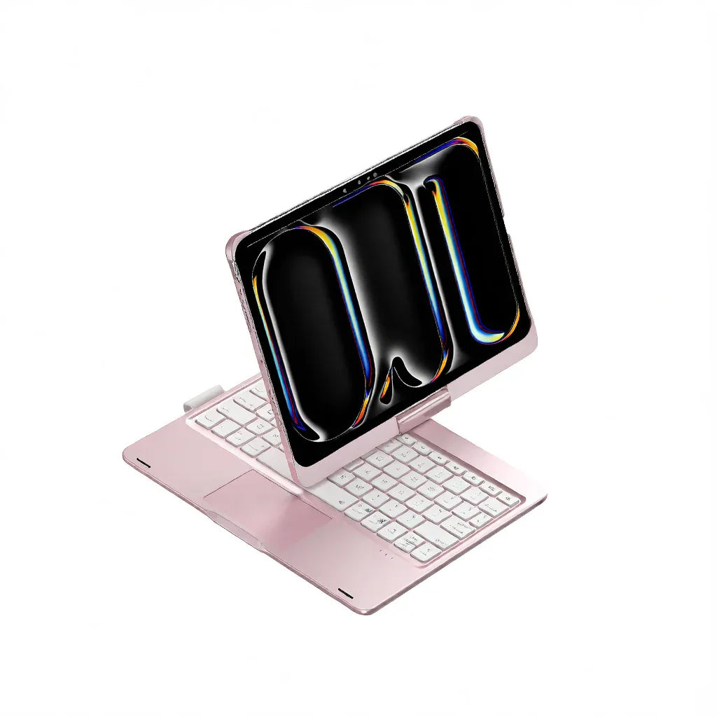 360-Degree Rotating Bluetooth Keyboard for Ultimate Flexibility and Comfort - ZeeTec Store