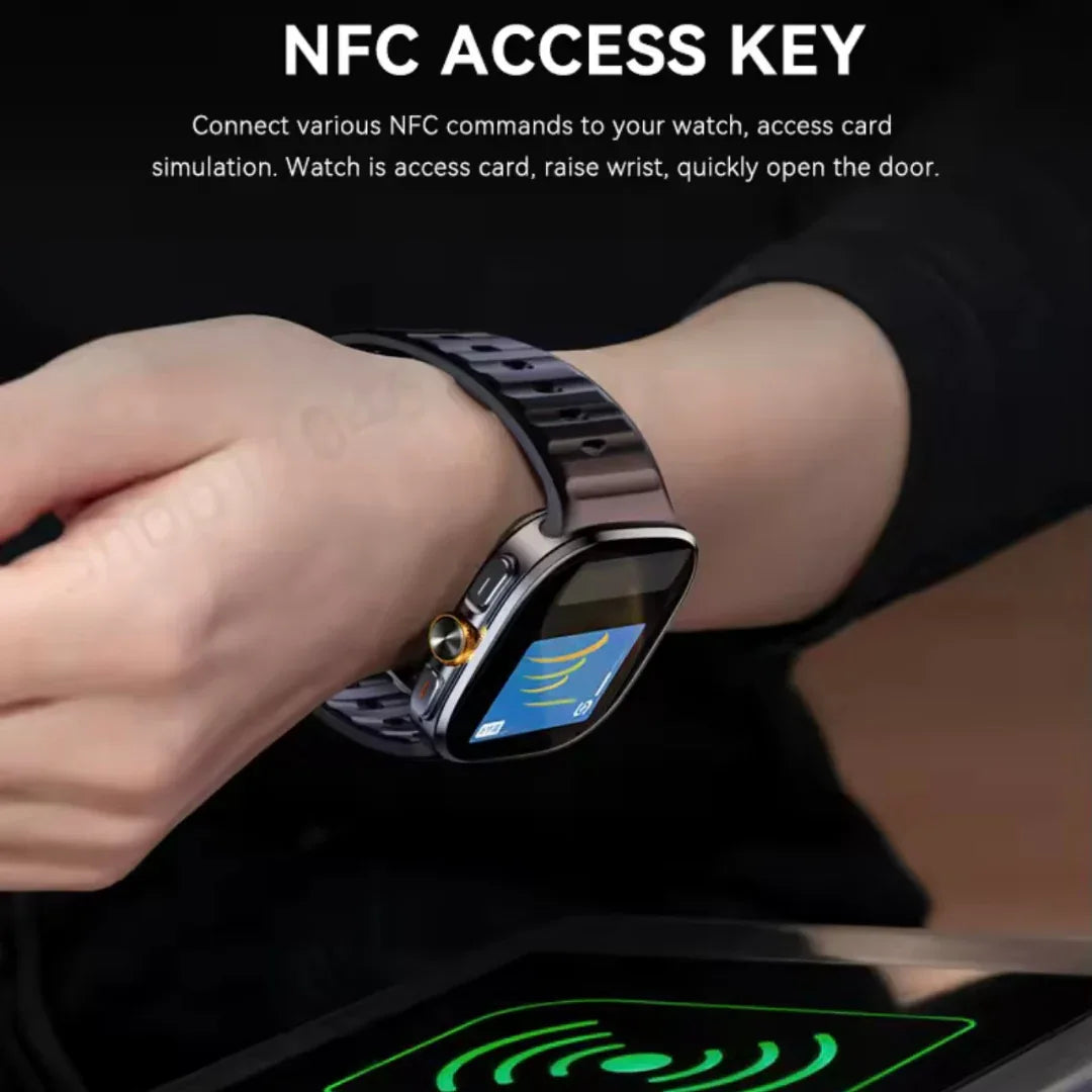 2.4” AMOLED Smartwatch with SIM; Camera & Play Store Apps — Your Phone on Your Wrist - ZeeTec Store