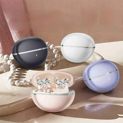 Star Ring Bluetooth Bone Conduction Earphones with Detachable Earings AI Translation