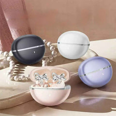 Star Ring Bluetooth Bone Conduction Earphones with Detachable Earings AI Translation