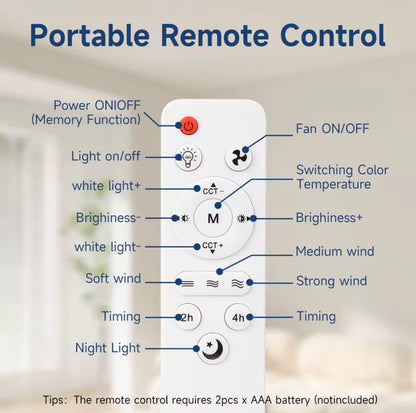 Smart Ceiling Fan Light Remote Control for Ultimate Comfort