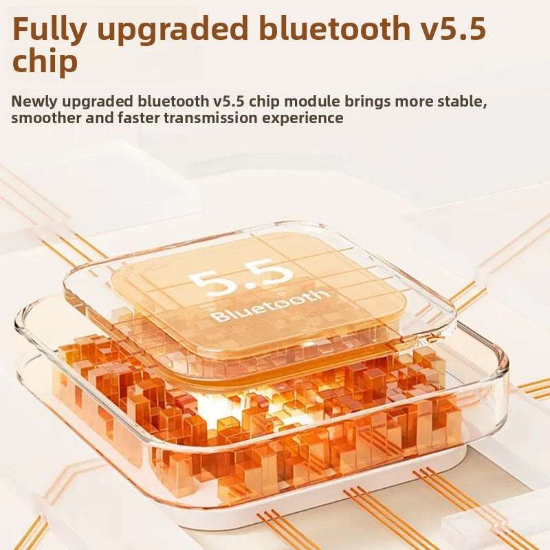 AI intelligent translation Bluetooth headphones, AI Smart Translation, Bilateral Stereo, Ultra-Long Battery Life, Comfortable Fit, Ultra low latency