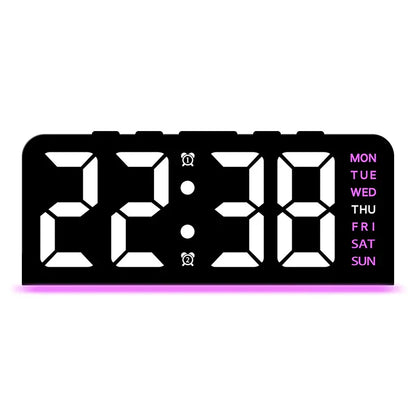 LED Digital Alarm Clock with Date Display - Stylish and Functional Timekeeping - ZeeTec Store