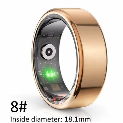 Smart Ring with Multi-Sports Modes – Pedometer, Multi-Sports Modes & Fitness Tracking, Advanced Health Monitoring, App Connectivity, Smart Features – Remote photo control, Long Battery Life – 17mAh up to 15 days standby, IP68 Waterproof