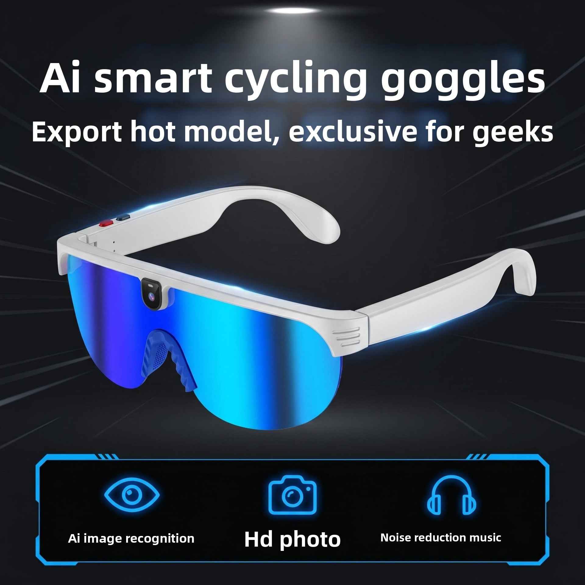 AI Bluetooth Smart Glasses with Camera and Translation