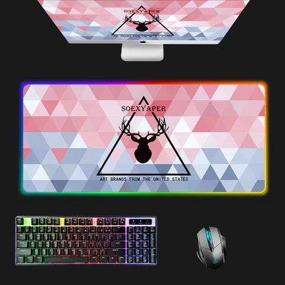 RGB Gaming Mouse Pad with LED Lighting for Enhanced Gameplay - ZeeTec Store
