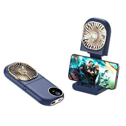 Foldable USB Handheld Fan with Power Bank Function