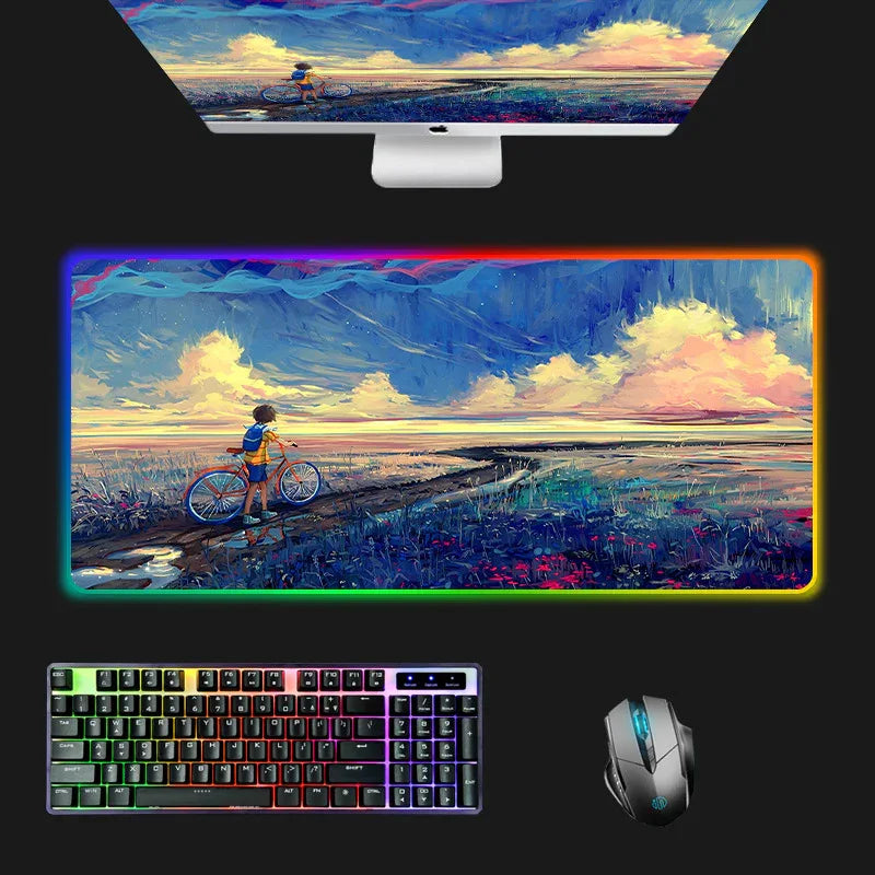 RGB Gaming Mouse Pad with LED Lighting for Enhanced Gameplay - ZeeTec Store