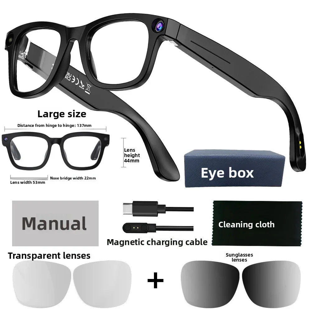 AI Intelligent Glasses with 8MP Camera, Advanced AI Integration, and Multifunctional Design - ZeeTec Store