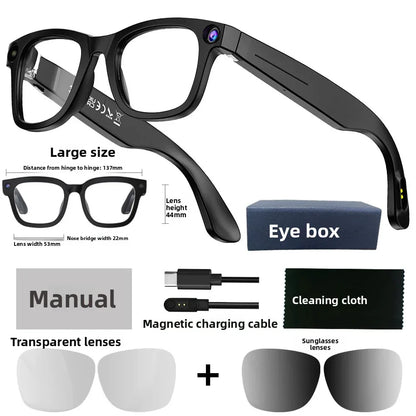 AI Intelligent Glasses with 8MP Camera, Advanced AI Integration, and Multifunctional Design - ZeeTec Store