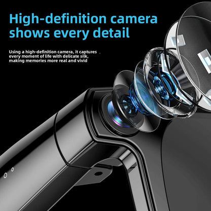 AI Smart Glasses, High-Quality, 800W Camera, Multi-Platform Compatibility, Bluetooth Calling, Touch & Button Controls, Lightweight Design - Weighs 43g, Battery Capacity 260mAh
