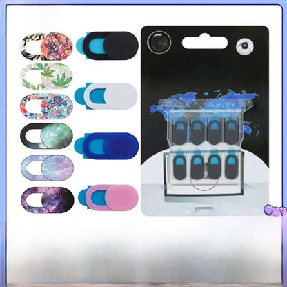Camera Privacy Cover, Versatile Compatibility: Fits smartphones, tablets, laptops, and external USB webcams, Multiple Designs, Adhesive Type