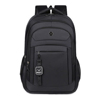 Large Capacity Nylon Backpack with Laptop Compartment