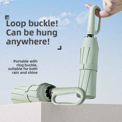 Automatic Folding Sun and Rain Umbrella with Windproof Design for Winter and Summer