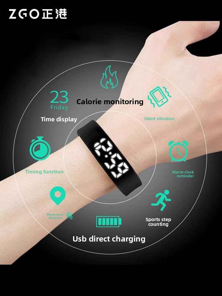 Smart Bracelet Sleep Vibration Steps Track Pedometer