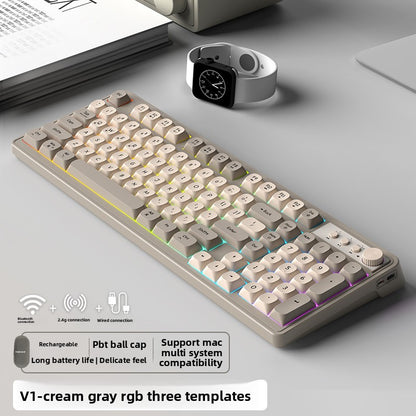 Wireless Keyboard Mouse Backlight Mechanical Feel