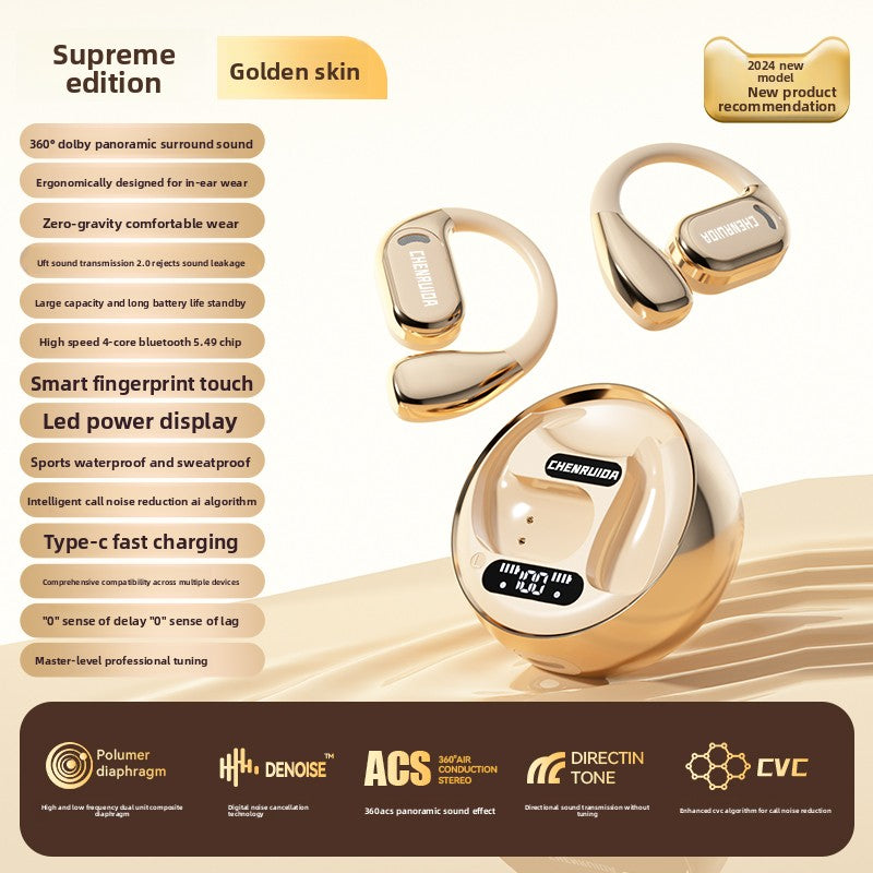 Wireless Bluetooth Open-ear Earphones Air conduction High-quality sound