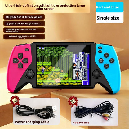 Handheld Game Console with Large Screen 3.5” and Eye Protection, Dual-Player Mode