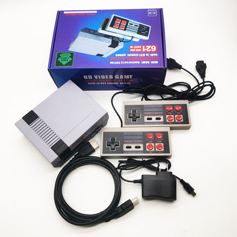 Retro NES Mini TV Game Console Built-in 621 classic games