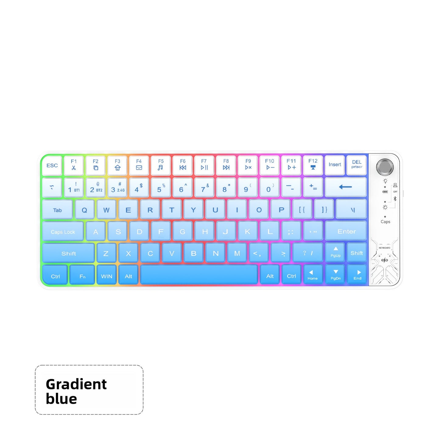 Wireless keyboard RGB Backlight 79 Keys