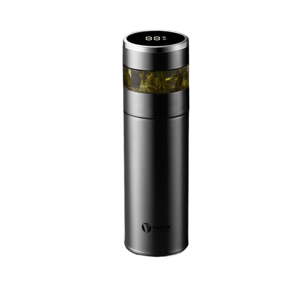 Smart Temperature Display Vacuum Insulated Cup with Tea Strainer