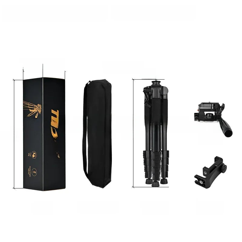 Adjustable Camera Tripod with Removable Gimbal for Phone and DSLR - ZeeTec Store