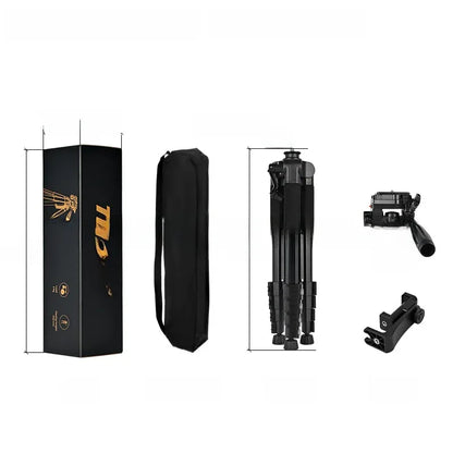 Adjustable Camera Tripod with Removable Gimbal for Phone and DSLR - ZeeTec Store