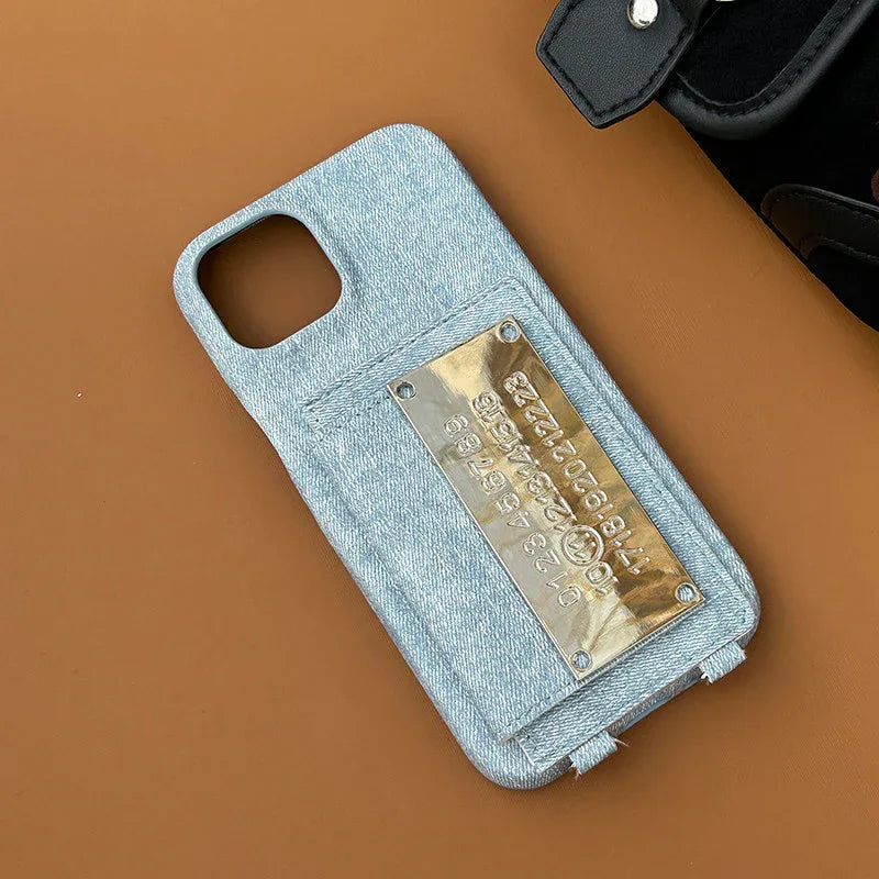 Minimalist Leather Phone Case with Card Holder for Stylish Protection - ZeeTec Store