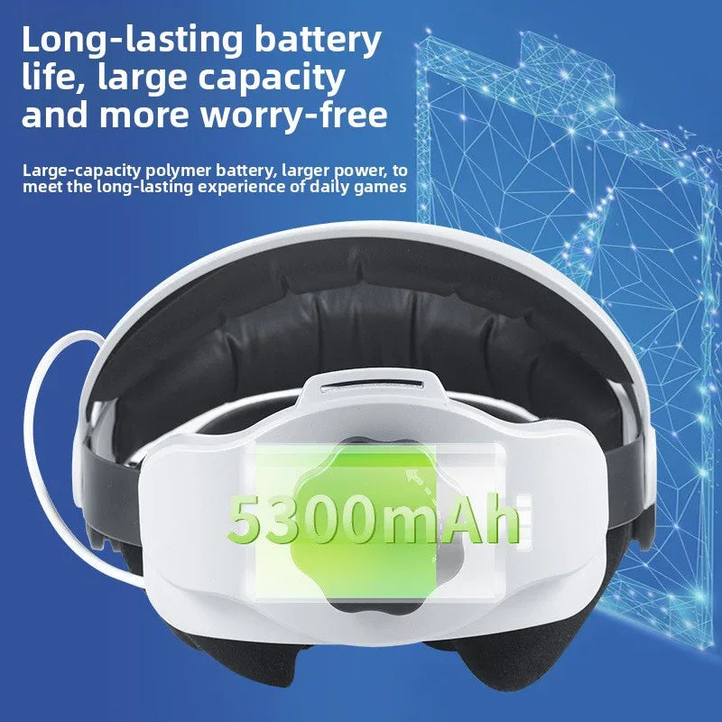 Suitable for Oculus Quest 2 Head-Mounted Mobile Power Supply, Weight-Reducing Vr Accessories, Battery Expansion, Vr Charging Charger - ZeeTec Store