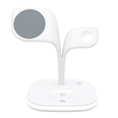 15W Magnetic Wireless Charging Stand for Phone Watch Earphones
